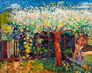 Äppelträdet blommar